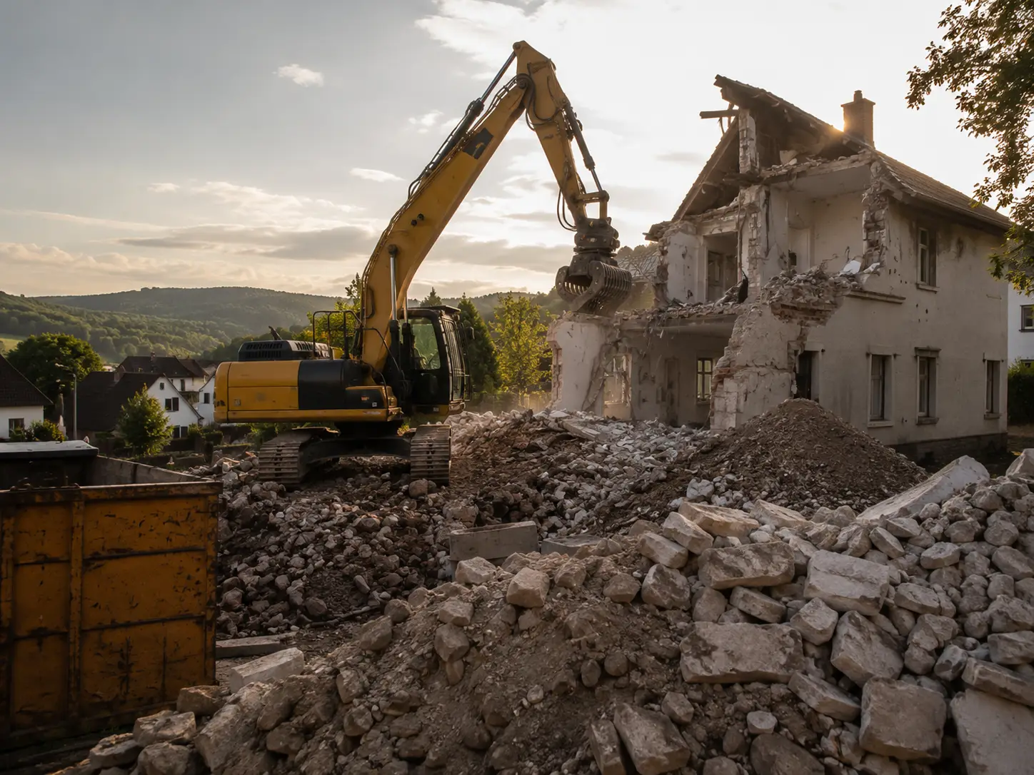 Rückbau eines Wohnhauses in Bitburg – Referenzprojekt HZ Bau